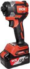 Гайковёрт DCK аккумуляторный KDPL208 (бесщеточный, ударный, 18V, 208Нм, 2х4Ач)
