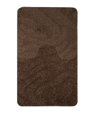 Коврики для ванной комнаты CАНАКС Shaggy (2шт) 60х100см 50х60см коричневый 00160