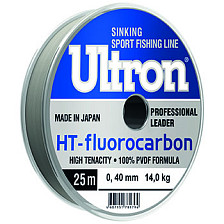 Леска ULTRON HT-FLUOROCARBON 0,50мм 17,5кг 25м прозрачная