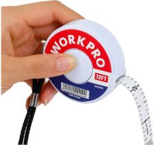 Рулетка 3м портновская с мягкой лентой (метрическая) Workpro WP261001