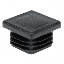 Заглушка квадратная 40х40  черная