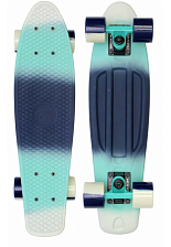 Круизер пластиковый Multicolor 22 blue/sea blue длина 56см, колеса 60х44мм ABEC-7 1/4