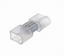 Соединитель прямой для гибкого широкого неона с иглой (жесткий)