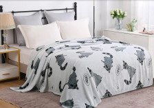 Плед велсофт в чемодане California 202-pf 180х200 Cleo