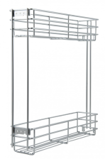 Корзина 2 уровневая фасад 200 мм 500х200х720 KR08/200 левое крепление с доводчиком