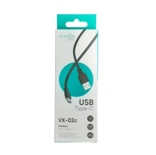Кабель USB VIXION PRO (VX-02c) Type-C (1м), черный