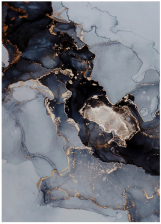 Картина-холст на подрамнике "Абстракция, Млечный путь" 50х70см, 9035914