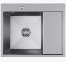 Мойка врезная 60х50 (3,0/0,8) h=200 П сатин Mixline