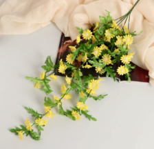 Ветка Керрия 65см желтый 9378509