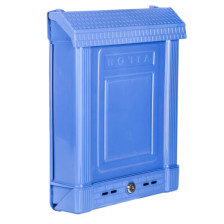 Ящик почтовый с замком М6179 пластм синий
