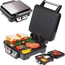 Электрогриль-пресс 5343-2 FIRST, 1800Вт, 2 плиты-гриль 