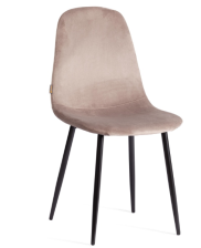 Стул BREEZE (mod. JSC-58) велюр/металл, 44х53х86см, Coffee (кофейный) HLR9/черный