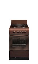 Плита газовая Гефест 3200-08 К43 (50х53х85см)(цвет:коричневый, варочная поверхность-эмаль)