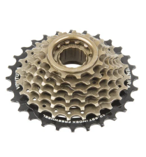 Кассета трещ 7ск 5-700176 FREEWHEEL 7х13-28 черно-коричневая HG-копия SHIMANO-совместимая VENTURA