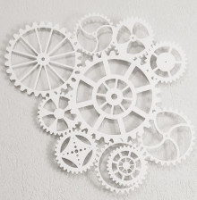 Панно №8 Механика/белый