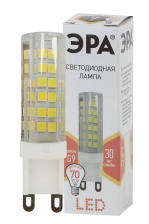 Лампа светодиодная G9 220V 7W/2700K ЭРА
