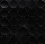 Заглушка самоклеящаяся d=20 черный 325 (28шт)