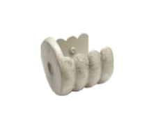 Кронштейн одинарный КОВКА 16мм Белое золото