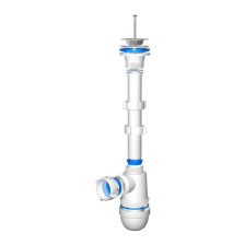 Сифон бутылочный 1 1/4х40 нержавеющий выпуск, перелив АНИ С10.00