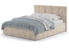 Кровать Марта (1,6х2м) ортопедическое основание, велюр Teddy 005 К