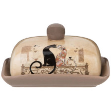 Масленка 17х12х8 см Парижские коты 358-1727