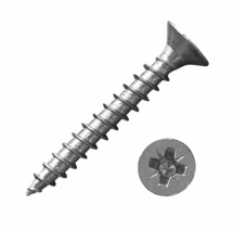 Шуруп 2,5х20 универсальный белый цинк 