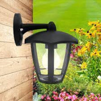 Светильник садово парковый  60W 6 гр черный Capella настенный