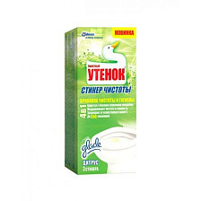 Средство чистящее для унитаза ТУАЛЕТНЫЙ УТЕНОК Цитрус Стикер