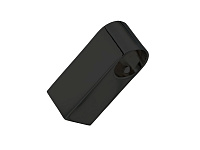 Кронштейн для рейлинга модерн черный матовый RAT-13 BL