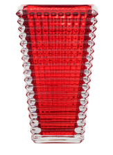 Ваза 23 см стекло красный 230FX-RED