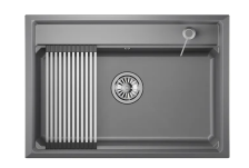 Мойка 730х510 кварц алюминиум KS-7301
