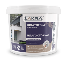 Шпатлевка универсальная для внутренних и наружных работ (1,5кг) Лакра