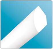 Профиль 1/4 вспененный  округлый  белый 10мм 2,7 м