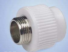 Муфта полипропиленовая комбинированная D25-3/4 наружная резьба Контур