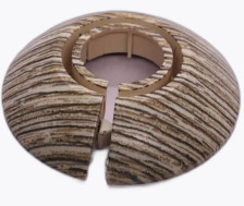 Розетка для труб d=25-34 мм дуб мокко