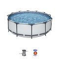 Бассейн каркасный Steel Pro MAX с фильтр-насосом 366 х 100 см, 9150 л 56260