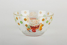 Салатник стеклянный Гладкий Пасха 13 см 1542П