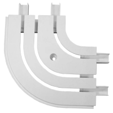 Закругление наружное для шины потолочной 3-х рядной 90 градусов