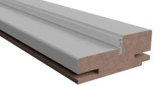 Дверная коробка (деталь) телескопическая с уплотнителем 80х32х2100 Emalex Steel ЗПСП 2шт AGB 2.0 (ВФД)