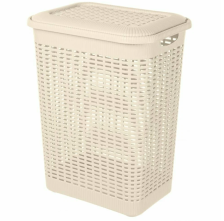 Корзина для белья 50л бежевый 431293407