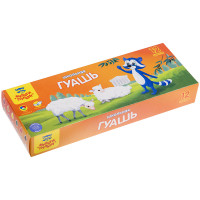 Гуашь 12 цветов 210 г Мульти-Пульти ГК_10271