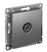 Розетка TV скрытой установки Atlas Design ATN000991 сталь
