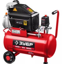 Компрессор ЗУБР КПМ-240-24 масляный 24л 240л/мин 1500Вт