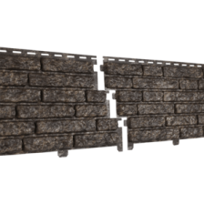 Сайдинг цокольный Стоун-хаус кварцит коричневый (0,23х2) Ю-пласт