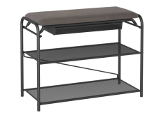 Подставка для обуви Гранада23В (2полки с сиденьем) корзинка 65х31х52см черный ПДОГ23ВНБКЧ ЗМИ
