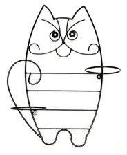 Подставка для цветов х2 Кот 15-819