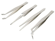 Набор пинцет нержавеющий 4шт "USP" 67445