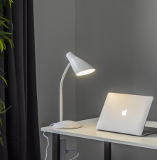 Светильник настольный TLD-562 White-LED-360Lm-4500K-Dimmer 5W Сенс  выкл Белый(A) 