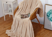 Плед велсофт в чемодане Orrizonte 001-OT 180х200 Cleo