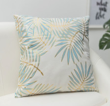 Наволочка декоративная велюр Листва 42х42 см Этель